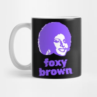 Foxy brown ||| 90s sliced style Mug